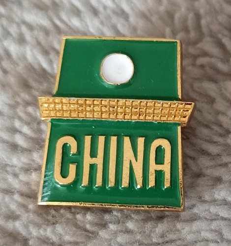 Table tennis pins china - tennis, ping