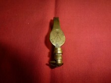 ANCIEN CLAVIER CHATELAINE RELIGIEUSE EN LAITON