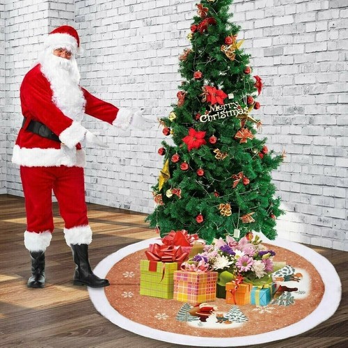 Noël arbre jupe bas rond - bas,