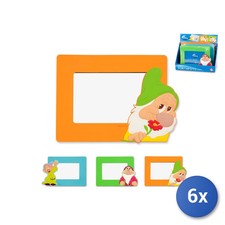 6X Cadres Photo Fantaisie Disney Sept Nains Cm 10X15, Marque Rombo