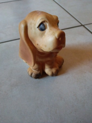 Ancien pouet chien jouet - ancien,