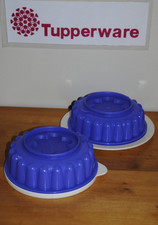 ?TUPPERWARE Lot 2 Moule à Charlotte Complet Fond  + Couvercle + Ø 16 Cm Gourmet