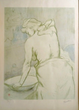Henri DE TOULOUSE-LAUTREC (1864-1901) Lithographie numérotée ,  timbre à sec