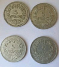  9 Pièces de 5 Francs 1945,45