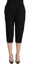 DOUUOD Pantalon noir polyester