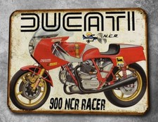Plaque metal vintage Ducati