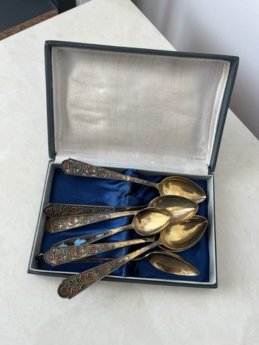 Cuillères thé argent - À, en