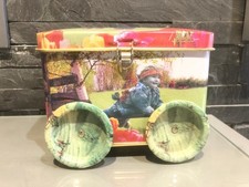 Boîte en métal collection tirelire à roues voiture - Motifs enfants