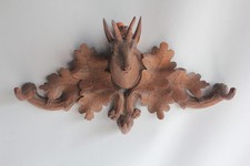 Porte manteau bois sculpté Forêt Noire Art Populaire (72521)