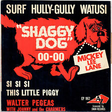 MICKEY LEE LANE WALTER PEGEAS Shaggy Dog 1964 Garage Rocker French EP AZ 45T