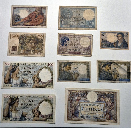 Lot anciens billets banque - anciens,