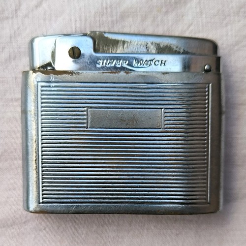 Silver match briquet - silver,