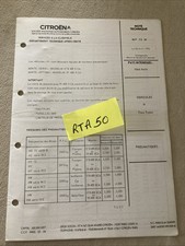 Citroën note technique 73H