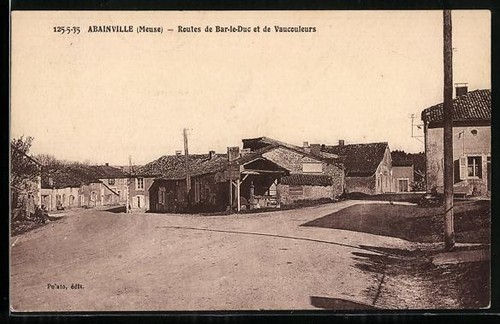 Cpa abainville meuse - abainville, /meuse,