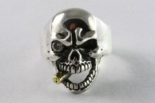 Classique Bague avec Crânes