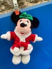 Peluche disney Minnie habillée Noël mickey disneyland resort paris 25cm N°2