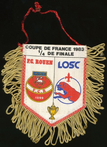 Petit fanion fc rouen - 10*9, fc.rouen