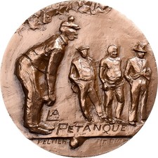 [#399610] France, Médaille, La Pétanque, 1978, Bronze, Peltier, MS(63)