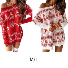 Automne Hiver Noël Pull Robe