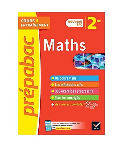 Prépabac maths 2de - prépabac, 2de: