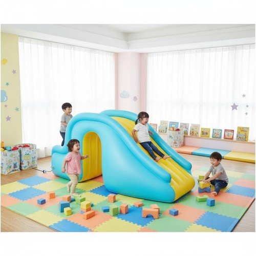 Toboggan gonflable stable - gonflable,