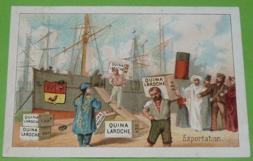 Chromo 1890 1910 quina - chromo, quina-laroche