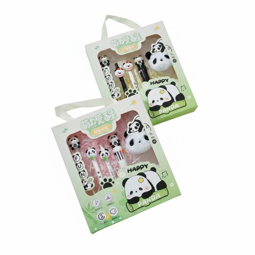 Coffret papeterie panda - de,