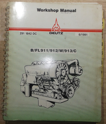 Deutz fl911 912 913 - deutz, b/fl911/912/w/913/c