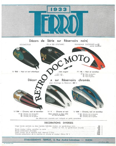 Original affichette motos - affichette,