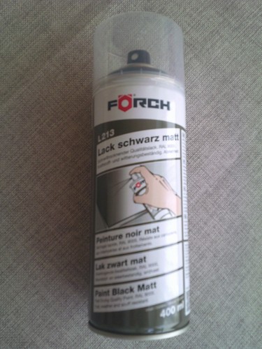 Bombe peinture noir mat en - de,