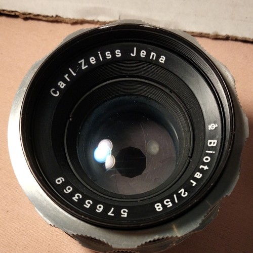 Carl zeiss jena biotar 58mm - jena,