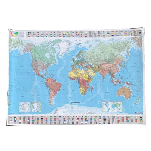 Carte monde michelin - carte,