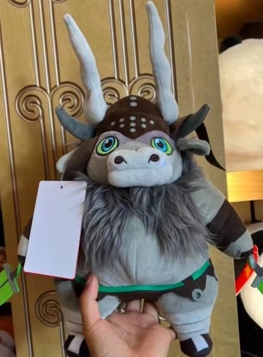Peluche maître bœuf cornu - peluche,