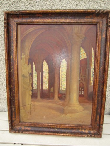 Tableau ancien interieure - ancien, de