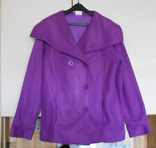 Veste jacket femme T38-40 large, Blanche Porte - Couleur Violet - doublee