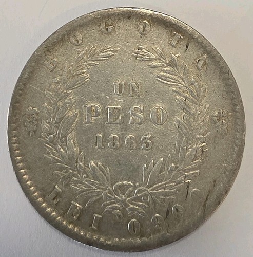 Colombie peso 1863 bogota - peso,