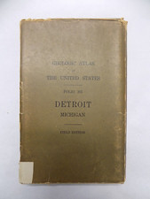 GEOLOGIC ATLAS of THE United States Folio 205 DETROIT Michigan Field ed. 1916