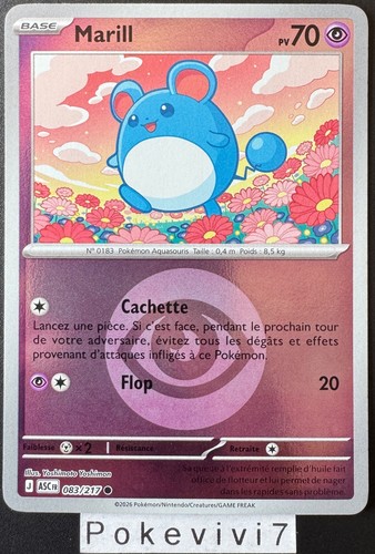 Carte pokemon marill - carte, 083/217