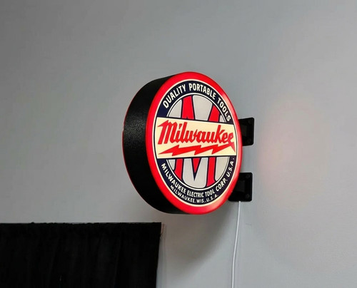 Enseigne lumineuse milwaukee - enseigne,
