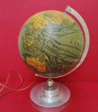 Lampe Globe terrestre en verre