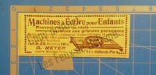 MACHINE A ECRIRE POUR ENFANT TYPEWRITER CHILDREN publicité ancienne advert 1902 