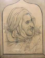 Portrait et cadre Orientaliste
