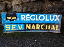 Plaque publicitaire en tole SEV MARCHAL