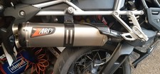 Ligne échappement complète (silencieux Zard+tube Virax) pour Triumph Tiger 900