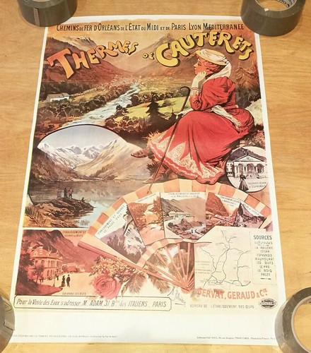 Affiche chemin fer - chemin,