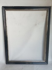 Cadre laqué noir de style