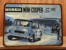 Plaque métal Morris Mini