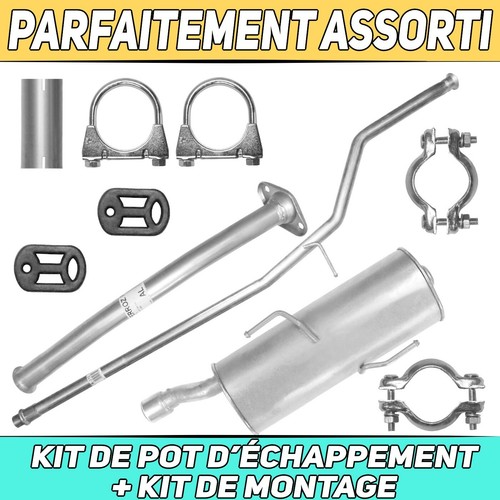 Kit pot échappement - kit,