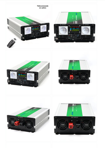 Convertisseur 12v 220v - 12v, pur