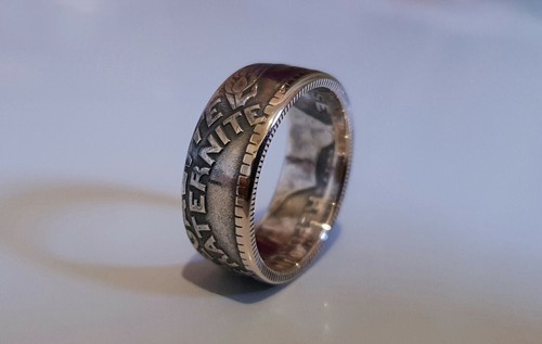 Bague pièce monnaie 10 - bague, de